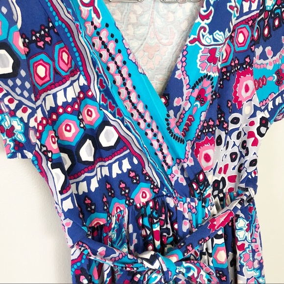 ASOS Maternity Faux Wrap Maxi Dress - Picture 3 of 8